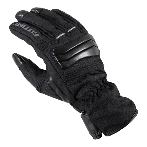 FAST WAY Touring Uni 212 Motorradhandschuhe Herren und Damen, Atmungsaktiv, Knöchelschutz, Bequeme Motorrad Handschuhe Herr & Frau, Strapazierfähig, Wetterfest, Größe S