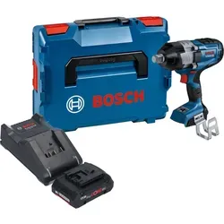 Bosch GDS 18V-1600 HC Professional Schlagschrauber - Akkuschrauber mit 1600 Nm maximalem Drehmoment, inklusive 4Ah Akku und Ladegerät, ideal für schwere Anwendungen.