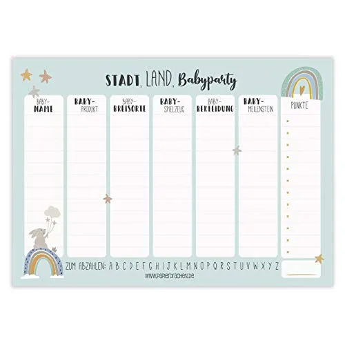 Papierdrachen Spielblock für Erwachsene - It's a Boy - Papeterie & Sticker - Lustiges Partyspiel für Baby-Shower und Junggesellenabschied mit 50 hochwertigen Blättern im DIN A4 Format. Ideal für Reisen und tolle Geschenkidee für werdende Mütter.