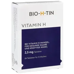 Produktbild BIO-H-TIN Vitamin H 2,5 mg für 12 Wochen Tabletten