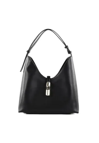 Furla Goccia Schultertasche Leder 30 cm grau TAS082025 - Elegante Damen Schultertasche aus edlem Leder der Goccia-Serie von Furla. Mit geräumigem Reißverschlussfach und vielseitigen Tragemöglichkeiten ist sie der perfekte modische Begleiter für jeden Tag.