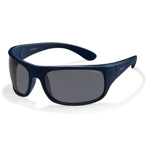 Polaroid Unisex 7886 Sonnenbrille, Blau (Blue/Grey), 66 EU
