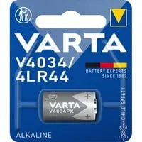 VARTA V4034 4LR44 - 6V Alkaline Special Batterie, langanhaltende Leistung für Uhren und Kameras, Premium Markenqualität