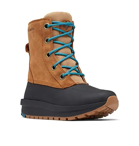 Columbia Winterstiefel Moritza Shield Omni-Heat - Wasserdicht und Warm - Wanderschuhe für Damen mit 200 g Isolierung und reflektierendem Futter, ideal für kalte und nasse Wintertage. Komfortable Zwischensohle und griffige Gummisohle sorgen für besten Halt.