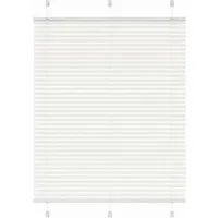 vidaXL Plissee Weiß 110x100 cm - Faltrollo für Fenster - Plissee für Fenster, bietet eleganten Sicht- und Sonnenschutz, pflegeleicht aus 100% Polyester, einfach zu montieren ohne Bohren.