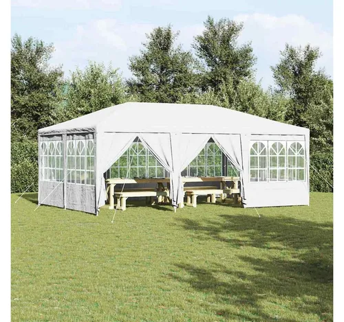 furnicato Partyzelt 600x400x266 cm – modernes, wetterfestes Design - Vielseitiges Partyzelt für unvergessliche Outdoor-Events. Mit robustem Material und stabiler Konstruktion bietet es zuverlässigen Schutz bei jedem Wetter und schafft eine stilvolle Atmosphäre für Ihre Feiern.