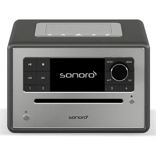 sonoro Elite Internetradio mit CD-Player & Bluetooth - Multifunktionales Radio mit 360 Grad Klangerlebnis und dualer Weckfunktion für Schlafzimmer und Büro - ideal für Musikliebhaber!