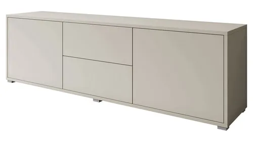 Mirjan24 TV Lowboard Gesita 2D2SZ - Fernsehschrank mit 2 Schubladen und 2 Türen, griffloses Öffnungssystem für elegantes Design und einfachen Zugriff