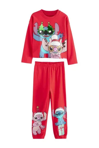 Next Pyjama Schlafanzug Lilo und Stitch 100 % Baumwolle (2 tlg)