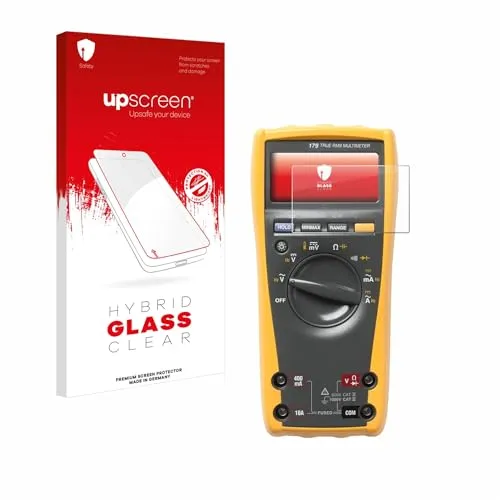 upscreen Schutzglas für Fluke 179 Multimeter Schutzfolie Panzer Folie Glas [Extrem Kratzfest 9H, Anti-Fingerprint, Ultra-Transparent]