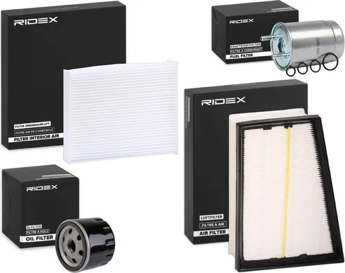 RIDEX Filterset Inspektionspaket Filtersatz für RENAULT Scénic III (JZ0/1) GRAND SCÉNIC III (JZ0/1)