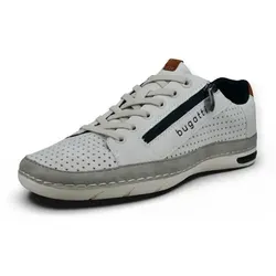 Bugatti Sneaker Offwhite - Bequeme Herren-Schuhe in Größe 43 - Stylische Herren-Sneaker in Offwhite mit Schnürverschluss. Ideal für den täglichen Einsatz, bieten diese Schuhe hohen Komfort und trendiges Design.