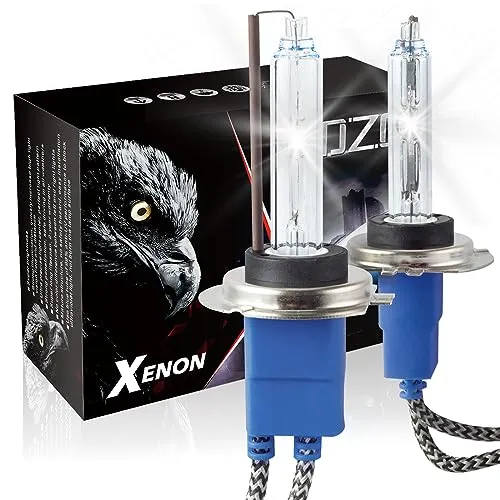 DZG H7 HID Xenon Birnen Scheinwerfer Ersatzinstallationssatz 35W Nebelleuchte Lampe 6000K weißes Auto, 2 Stücke