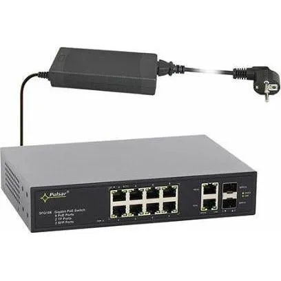 TP-Link SFG108 12 Port Industrial PoE Switch (12 Ports) (5902135325278)