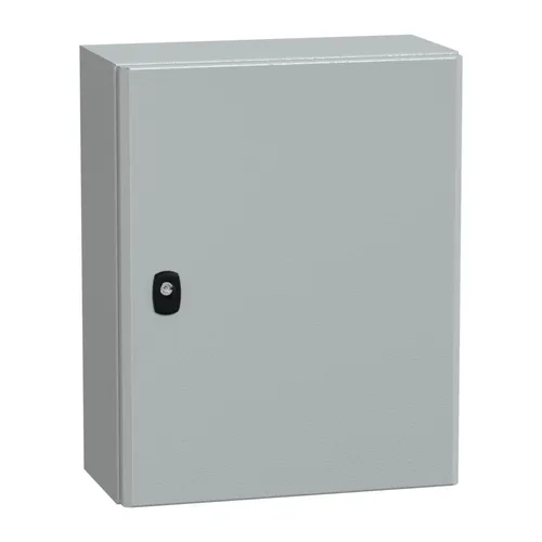 Schneider Electric Wandschrank RAL 7035 NSYS3D5420P - Sonstiges Elektromaterial, robuster Stahl-Wandschrank mit IP66 Schutzart, ideal für Außenaufstellung und sichere Montage.