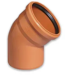 Kanalrohrsystem KG-Bogen, Winkel 45° (Ausführung: DN 110)