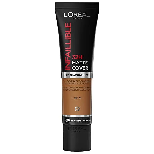 INFALLIBLE 32H matte cover SPF25 undertone 1 u