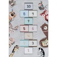 Ayyildiz Teppiche Kinderteppich PLAY 2903 – Robuster Spielteppich für Kinderzimmer - Flachgewebe-Teppich, 120x170 cm, strapazierfähig und schmutzabweisend, ideal für spielende Kinder.