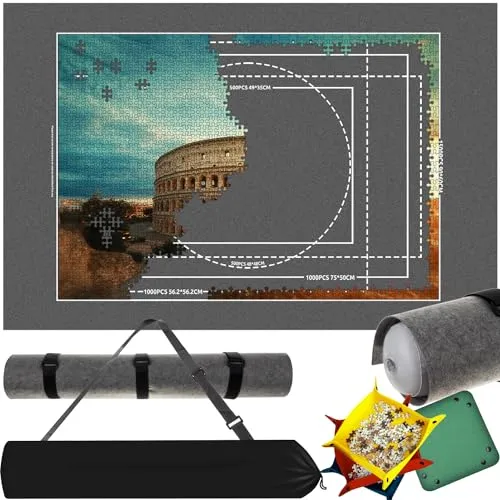 MT MALATEC Puzzle Aufbewahrungsfilzmatte bis 1500 Stück