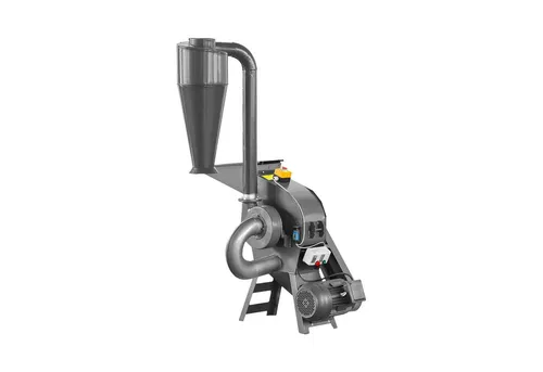 Wiesenfield Häcksler Hammermühle 4000 W - 200-300 kg/h Leistung - Häcksler für Getreide & Holzspäne, leistungsstark mit 4 kW Motor für schnelle Zerkleinerung. Ideal für Pelletproduktion mit feinen Korngrößen dank 4/6 mm Sieb.