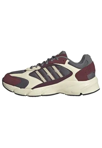 adidas Herren CRAZYCHAOS 2000 Schuhe, Grey Four/Warm Vanilla/Shadow Red, 43 1/3 EU - Herren-Sneaker mit Cloudfoam-Zwischensohle für ultimativen Komfort und stylishem Design, ideal für den Alltag.