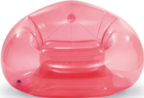 Intex Luftsessel TRANSPARENT BEANLESS BAG CHAIR, rosa in pink von Intex