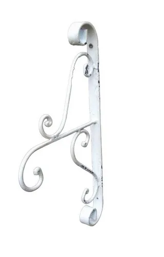 Deko-Impression Wandhaken Wandhalter, Blumenhaken, Laternenhaken, Eisenhaken, antikweiss, (1-St)