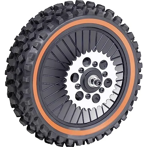 Reely RE-6605874 Ersatzteil Kompletträder hinten - Original Reely Ersatzteil für 1:4 Motorrad Dirtbike (2103650), sorgt für optimale Leistung und Fahrspaß beim RC-Fahren.