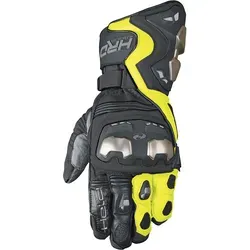 Held Titan RR Motorradhandschuhe - Schwarz/Neon-Gelb - Größe 7 - Motorradhandschuhe mit EN 13594:2015 Zertifizierung, verstärkt mit Rochenhaut und Titanium für maximalen Schutz und Komfort beim Fahren.