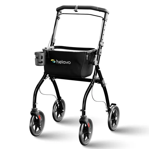 Helavo Indoor-Rollator H1030 – Faltbar mit Anti-Rutsch-Tablett