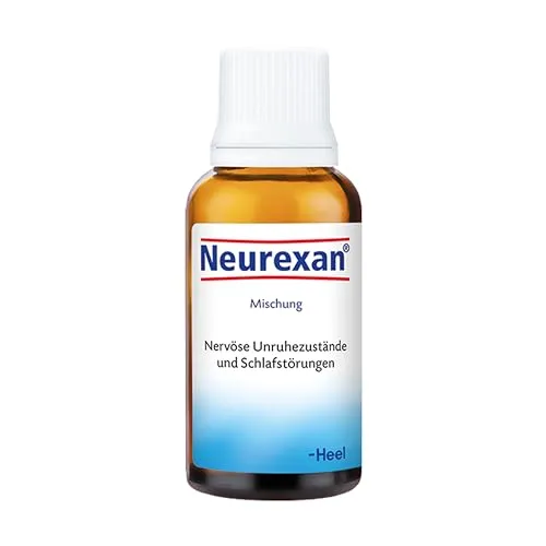 Neurexan Tropfen 100ml – Die natürliche Alternative zu Schlaftabletten | Einschlafhilfe bei nervöser Unruhe und Schlafstörungen | Beruhigt und entspannt am Tag