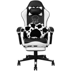 Puluomis Gaming Stuhl mit Fußstütze