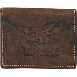 Greenburry Vintage Adler Geldbörse Leder 9,5 cm - Braun