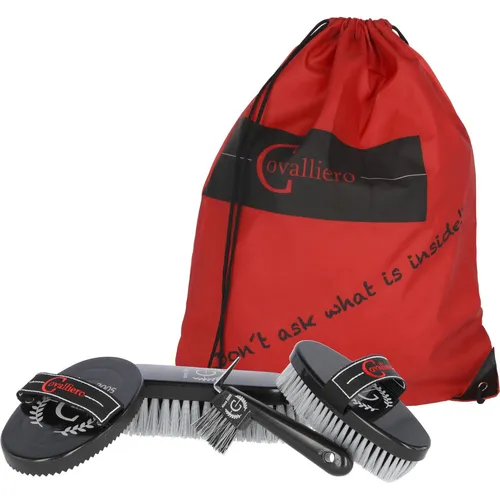 Covalliero Kerbl 3210362 Putzbeutel - gefüllter Sportbeutel für Erwachsene, inklusive Fellreinigungs- und Putzutensilien