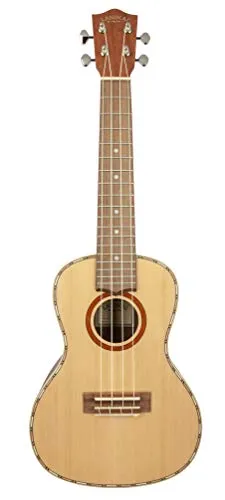 Lanikai CDST-C Konzert-Ukulele, Zedernholz, Satin-Finish, Tasche