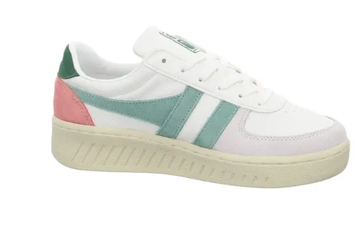 Gola Sneaker GRANDSLAM TRIDENT in Weiss, Größe 41 - Sneaker aus 85% recyceltem PU, umweltfreundlich und stylish, ideal für nachhaltige Modebewusste.