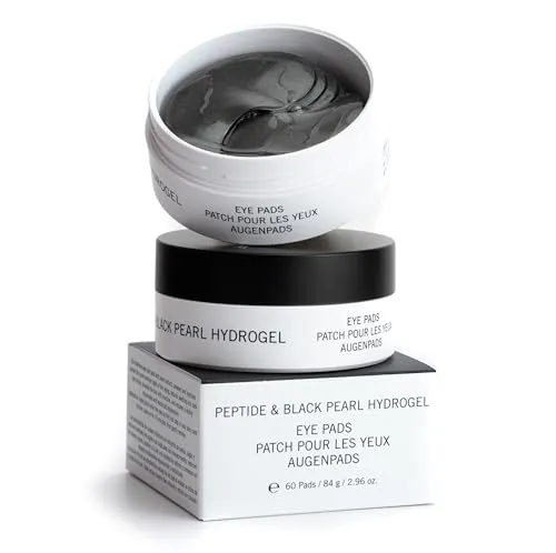 EGYPT-WONDER Peptide & Black Pearl Hydrogel Augenpads - Luxuriöse Augenmasken für intensive Pflege – mit Hyaluron, Peptiden und Black Pearls gegen Augenringe und Falten, für strahlend frische Haut.