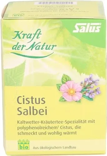CISTUS SALBEI Kräutertee Kraft d.Natur Salus Fbtl. 15