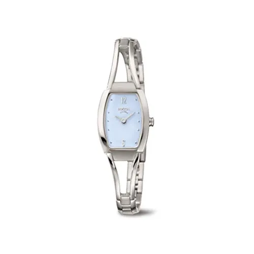 Boccia Damen Armbanduhr 3262-03 Dress Titan - Elegante Damenuhr aus Reintitan mit glänzender und mattierter Oberfläche, bis 5 ATM wasserdicht und präzises Quarzwerk – ideal für stilbewusste Frauen.