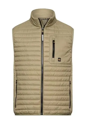 camel active Herren Weste Khaki, wasserabweisend, 4XL