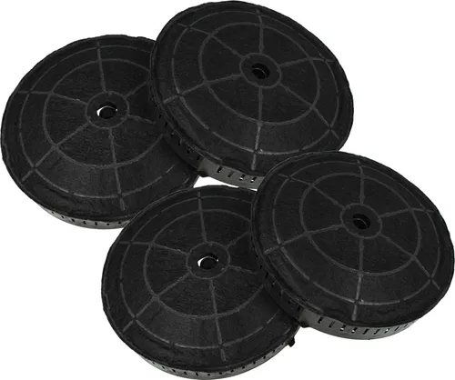 vhbw 4x Aktivkohlefilter kompatibel mit Bosch DBB66AF60, DBB66AF60/01, DBB96AF50/01, DBB96AF50, DBB66AF50/01, DBB66AF50 Dunstabzugshaube - 17,2 cm