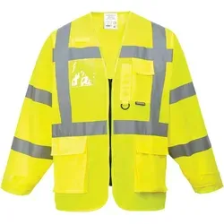 Executive-high-vis-jacke Gelb S in gelb von Portwest