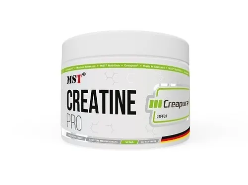 MST - Creatin Pro CREAPURE 300g - MST – Creatin Pro CREAPURE in praktischer Pulverform. Hergestellt in Deutschland aus hochwertigem Creatin Monohydrat für eine einfache Integration in Ihre Ernährung. Ideal für aktive Menschen!