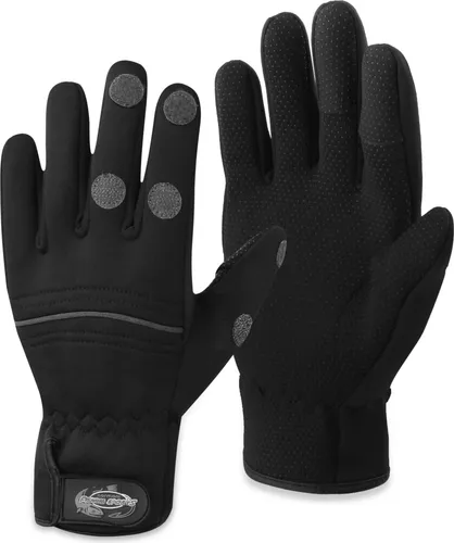 normani Angelhandschuhe XXL - Wasserdichte Neopren Anglerhandschuhe mit klappbaren Fingerkuppen - Hochwertige Angelhandschuhe aus 90 % Neopren, ideal für Outdoor-Aktivitäten. Mit klappbaren Fingerkuppen für optimale Fingerfertigkeit und wasserabweisenden Eigenschaften!