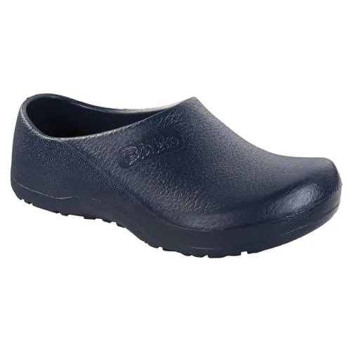 Birkenstock Profi Birki Fusion PU Blue 36 - Hochwertige Clogs für Herren mit waschbarem PU-Fußbett, ideal für den Berufsalltag. Öl- und fettbeständige Sohle sorgt für Sicherheit und Komfort.