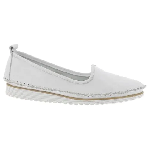 weiss Gr. 39 0021711 Slipper - Elegante Slipper aus butterweichem Leder für Damen, ideal für Komfort und Stil im Alltag.