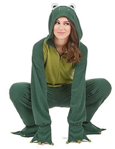DEGUISE TOI Lustiges Frosch Damen-Kostüm grün - Grün