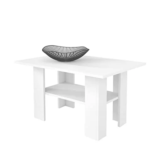 Meblando wohnzimmertisch - couchtisch Holz - Tisch Wohnzimmer ‎60 x 87 x 55 cm, Tisch deko- Wohnzimmer möbel, Coffee Table - laminierte möbelplatte, quadratischer Tisch