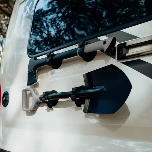 Campnetic Magnethalterungen für Schaufel & Axt mit Splinten 2er Set - Van & Womo