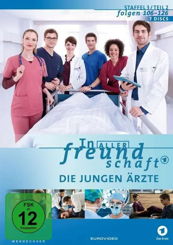 IN ALLER FREUNDSCHAFT - DIE JUNGEN ÄRZTE - STAFFEL 3.2 DVD - Erleben Sie die spannende Fortsetzung der beliebten Fernsehserie in deutscher Sprache. Die DVD bietet unterhaltsame Episoden und ist ideal für Serienliebhaber.